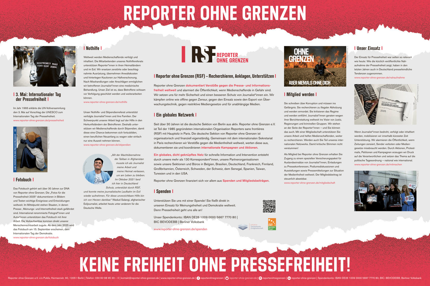 Weltkarte der Pressefreiheit