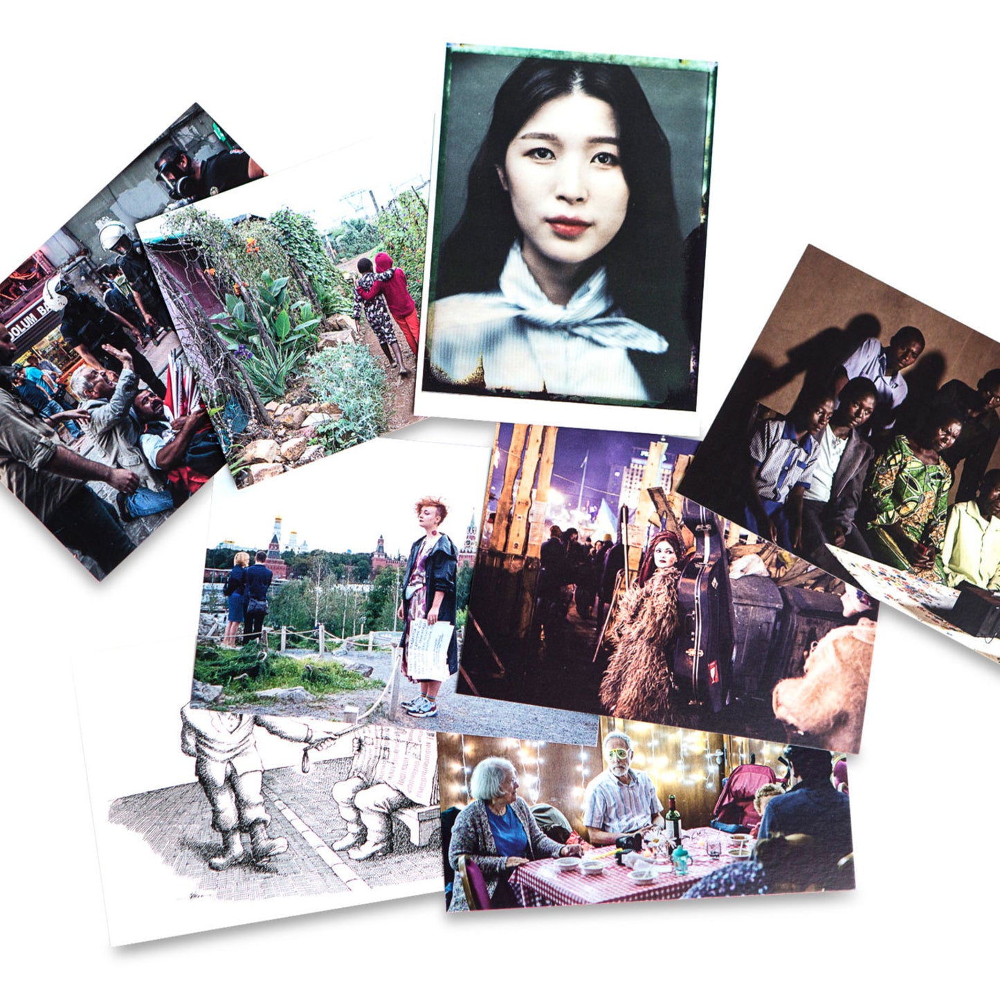 Postkarten-Set mit verschiedenen Motiven