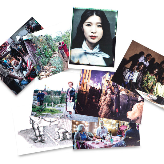 Postkarten-Set mit verschiedenen Motiven