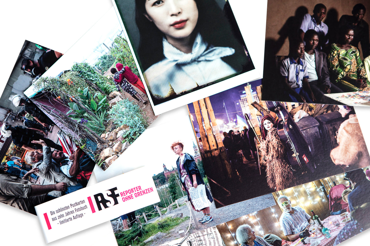 Postkarten-Set mit verschiedenen Motiven