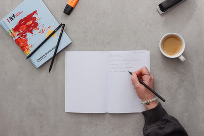 Notizbuch RSF-Weltkarte der Pressefreiheit