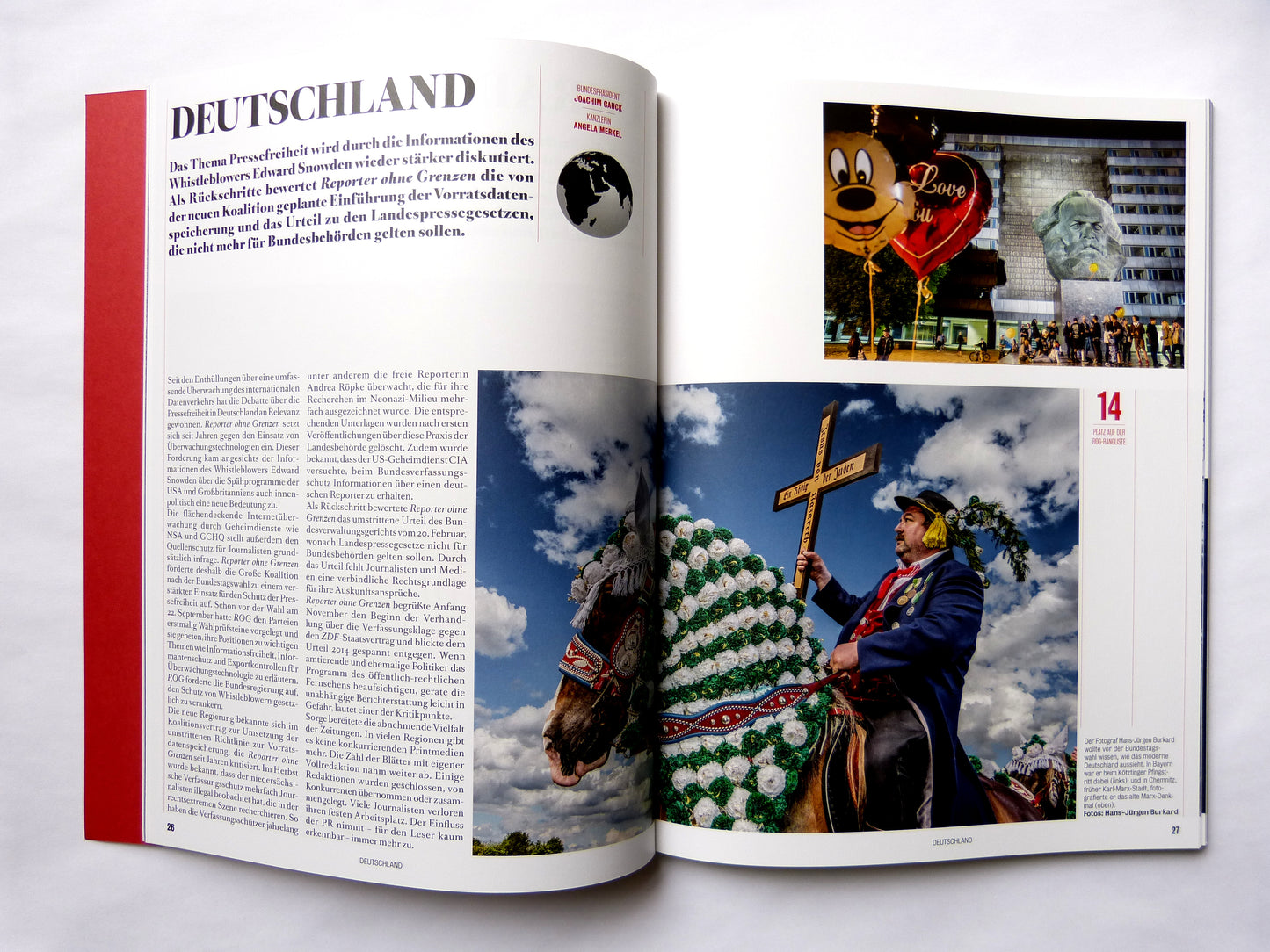 Fotos für die Pressefreiheit 2014