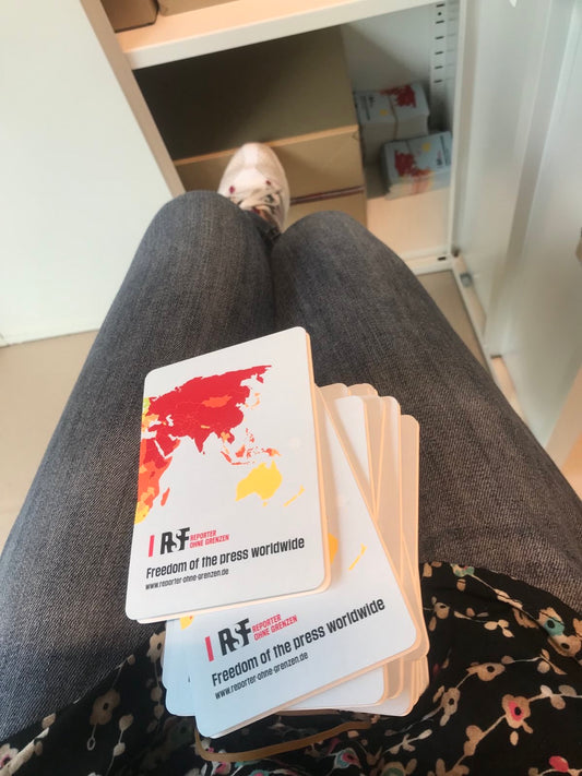 Weltkarte im Taschenformat